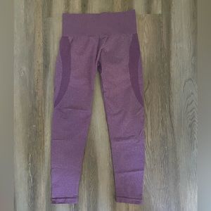 NVGTN purple shape seamless leggings L